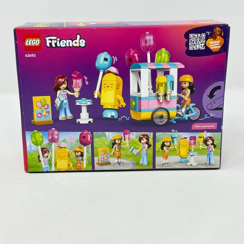LEGO Friends 42692 Ice Cream Stand Building Set 107 Pieces NIB Gift New